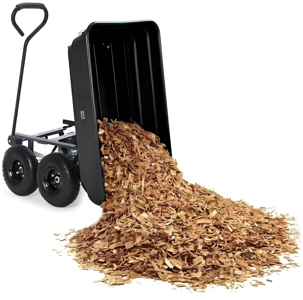 Zahradní vozík MultiGarden černý