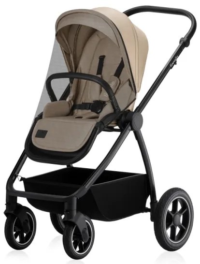 Lionelo - Kombinovaný kočík 3v1 MERIL Beige Sand