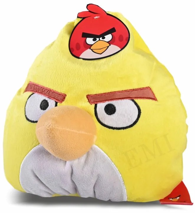 Dekoratívny vankúš Angry Birds žltý