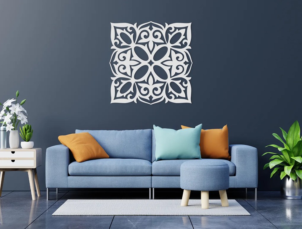 drevko Drevená Mandala Prepojenie Rozmer obrazu: 32,5 x 32,5 cm, Farba dekorácie: Čierna