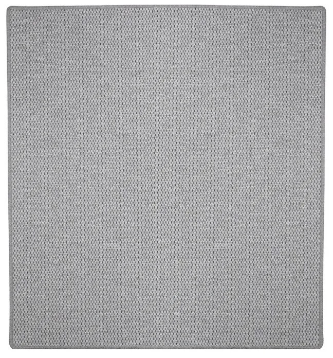 Timzo, Kusový koberec Nature platina štvorec, 400x400, šedá, chodba / predsieň