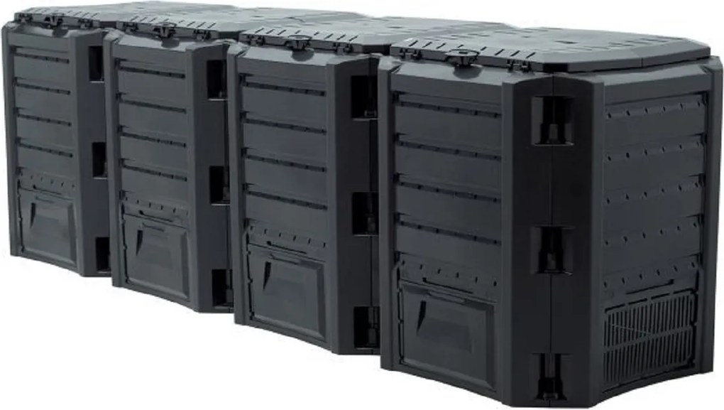 PROSPERPLAST Kompostér MODUL COMPOGREEN čierny 1600l