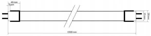 LED trubica - T8 - 25W - 150cm - 3250lm - studená biela