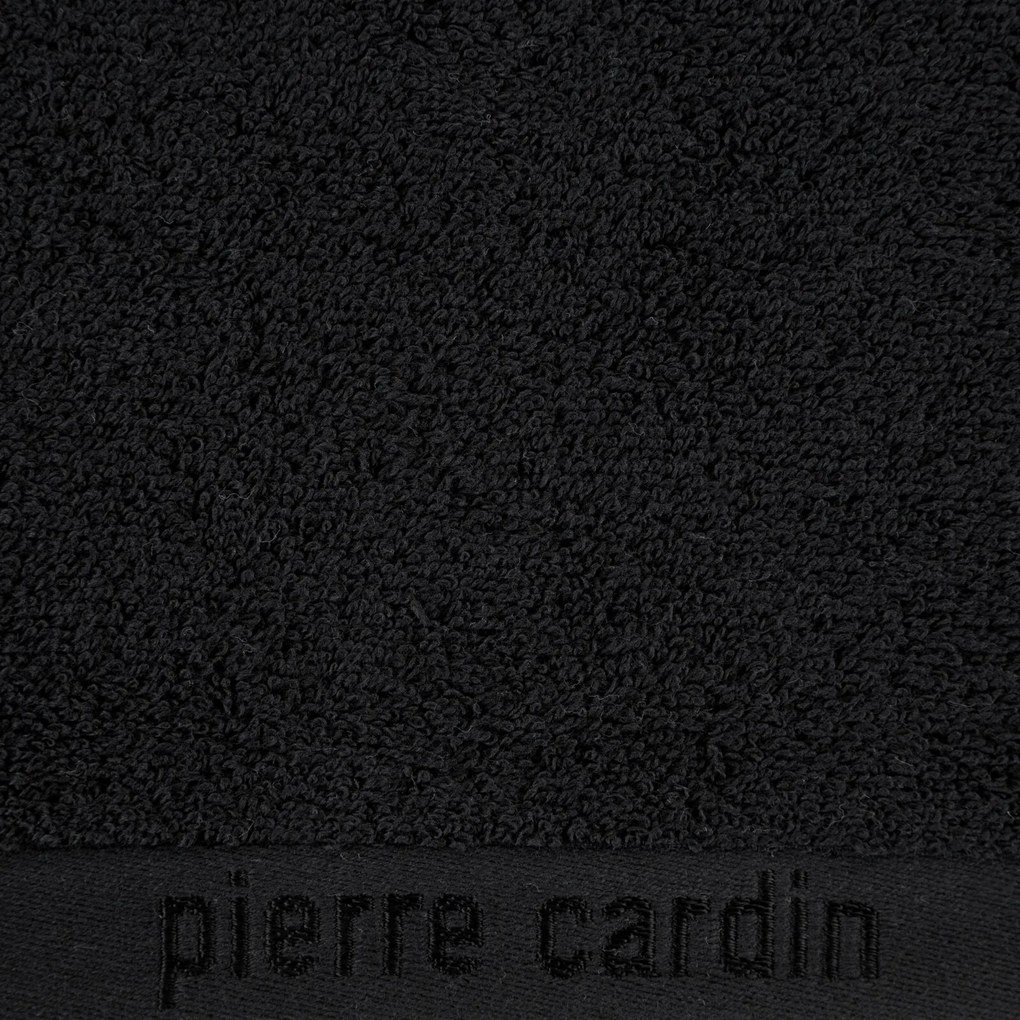 BAVLNENÝ UTERÁK PIERRE CARDIN EVI SADA 3KS 70X140 CM ČIERNA