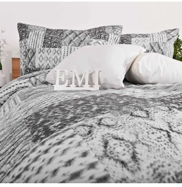 Obliečky bavlnené Mizar EMI, Štandardný set jednolôžko obsahuje 1x 140x200 + 1x 70x90