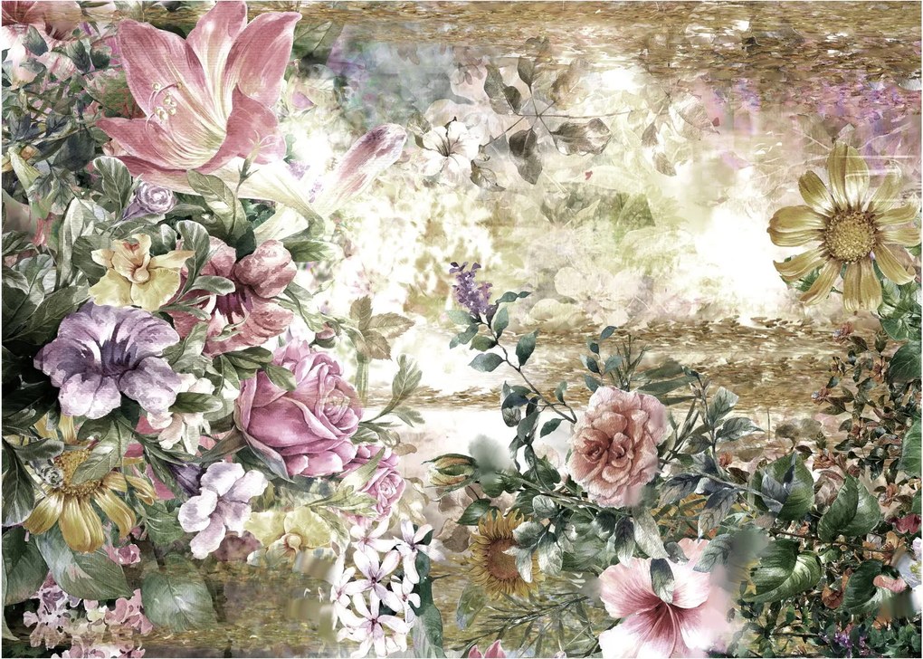 Obraz - Dizajnové kvety (70x50 cm)