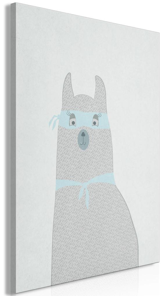 Artgeist Obraz - Mysterious Lama (1 Part) Vertical Veľkosť: 20x30, Verzia: Premium Print