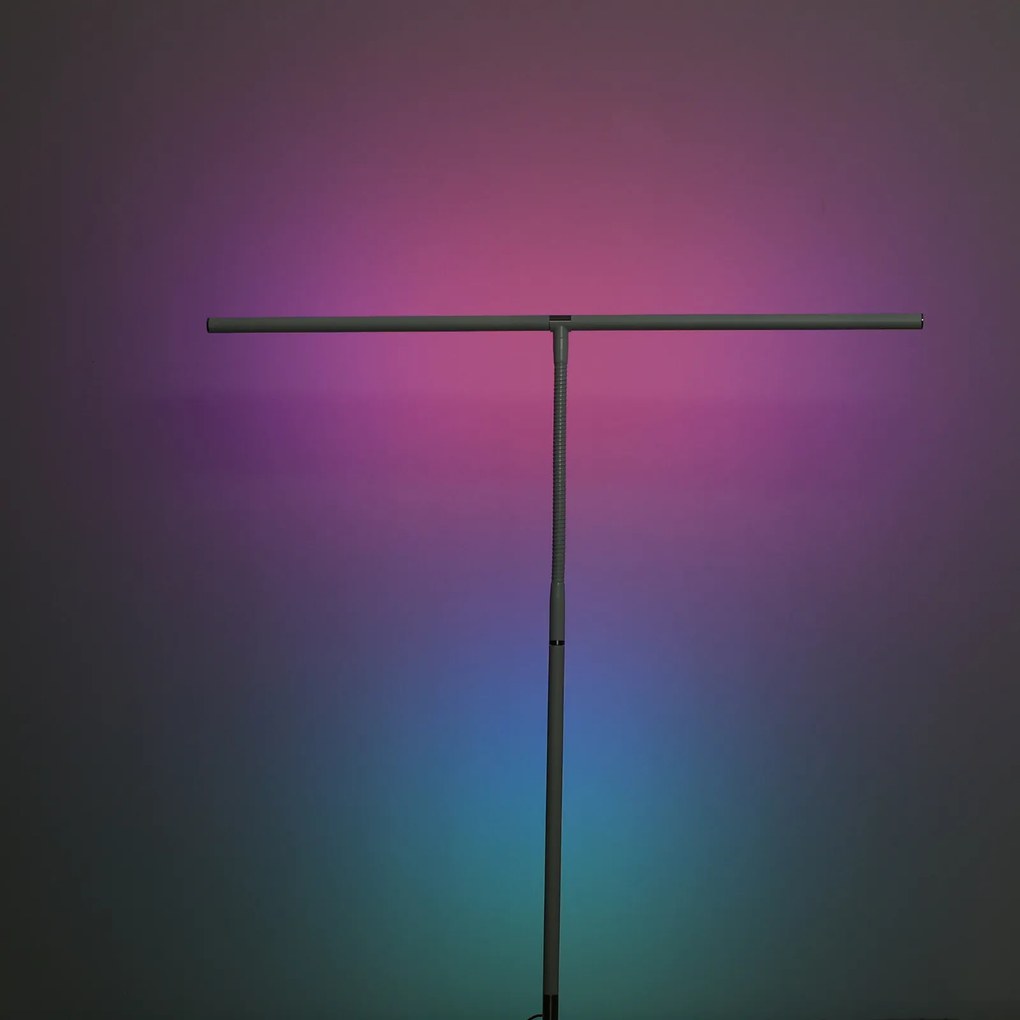 Stolná LED lampa NOX s RGBW efektmi, základňa, diaľkový ovládač