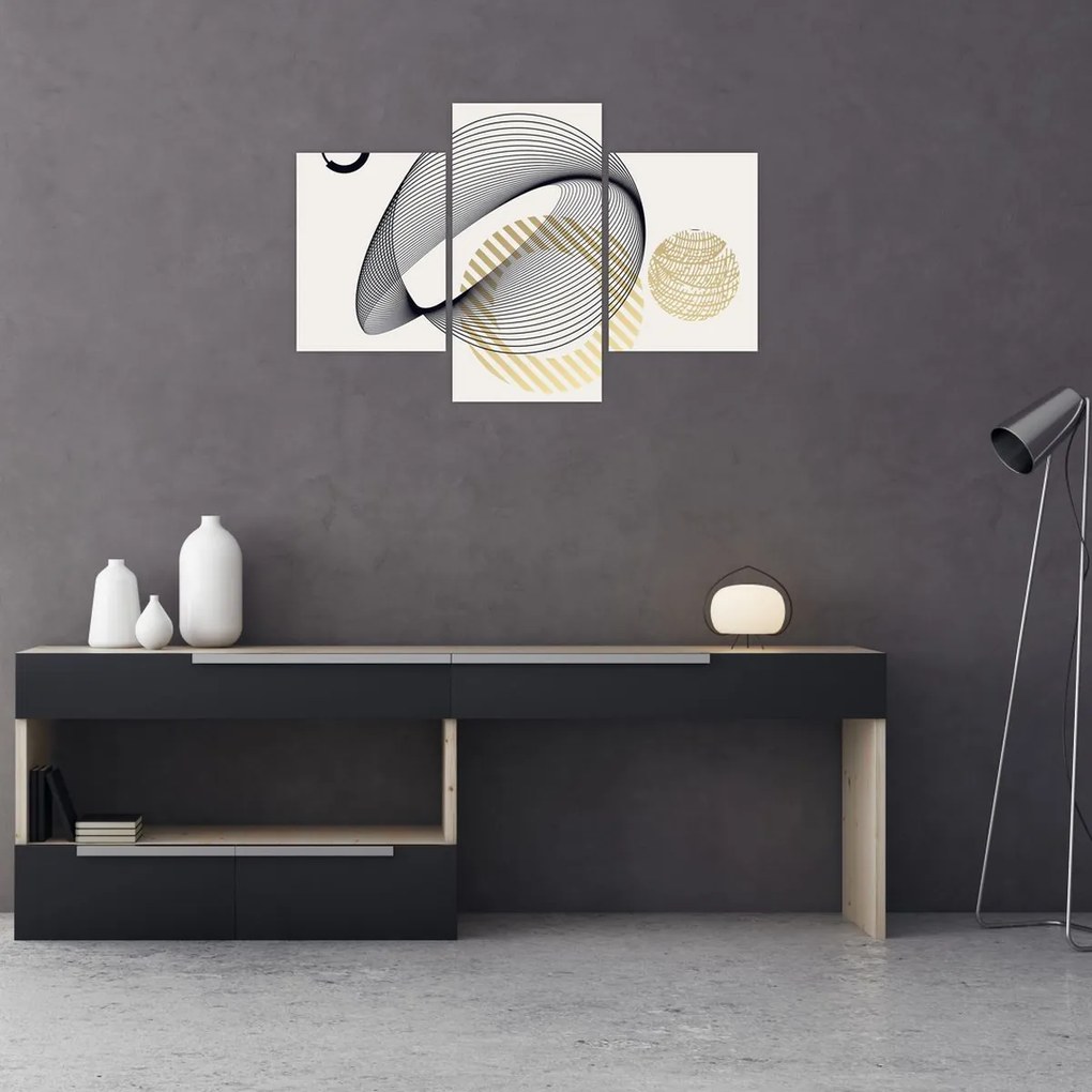 Obraz - Geometrické tvary N⁰3 (90x60 cm)