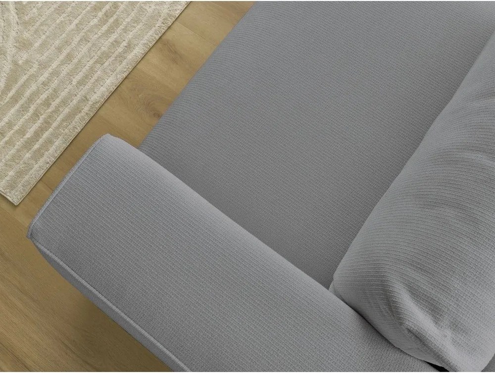 Sivá rozkladacia/s úložným priestorom pohovka 265 cm Ezechiel – Bobochic Paris