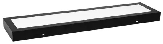 Ecolite TL1901-18W/CR-LED Stropné svietidlo PILO LED/18W/230V 4100K 62 cm čierna