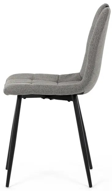 Autronic BONTEC Jedálenská stolička, sivá, látka, DCL-V2017 GREY2 Farba: Šedá