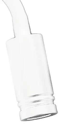 LED Flexibilná nástenná lampička s USB BASE 1xLED/8W+1xLED/2W/230V biela/strieborná