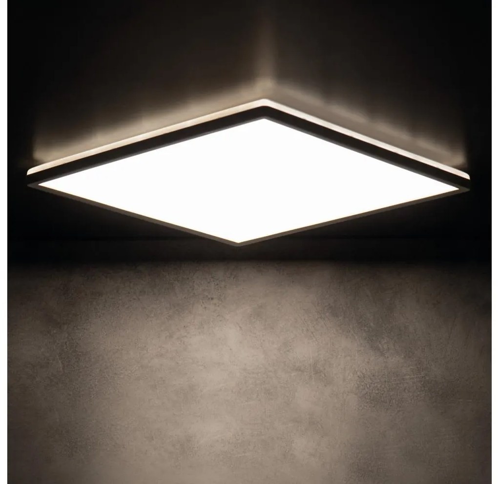Kanlux 31511- LED Kúpeľ. stropné svietidlo AZPO LED/22W/230V 42x42 cm IP54 čierna