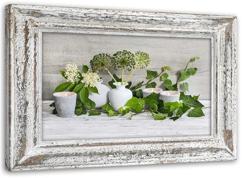 Gario Obraz na plátne Zátišie v štýle shabby chic Rozmery: 100 x 70 cm