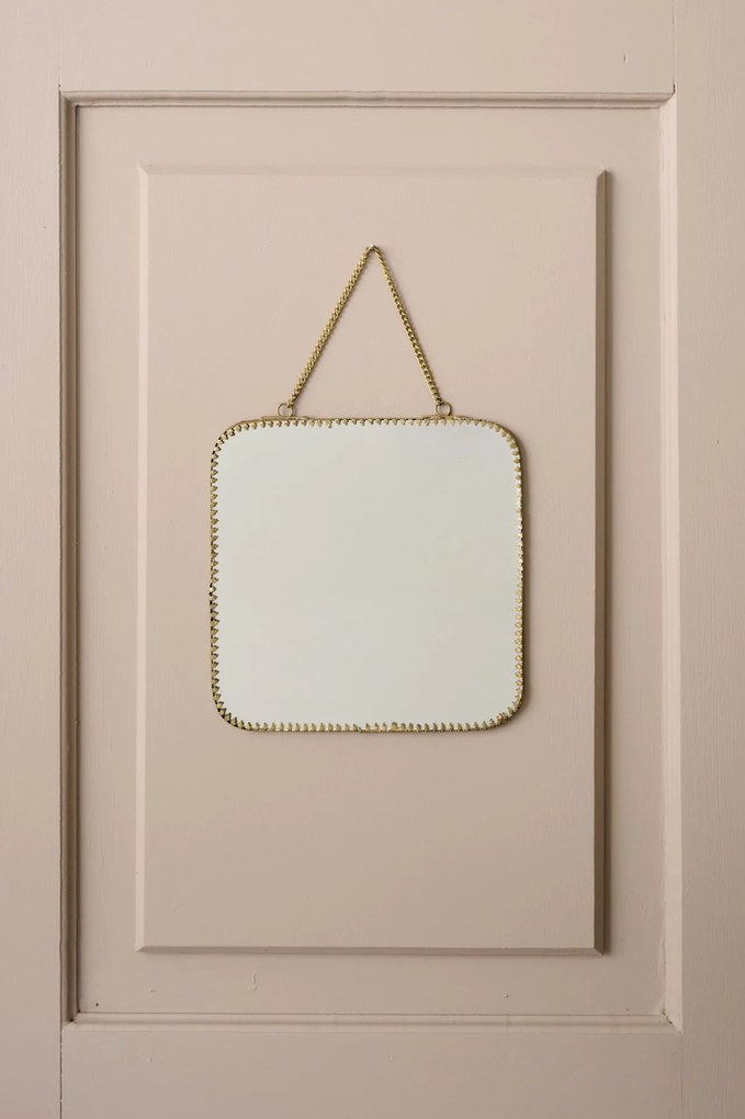 Ib Laursen Závesné zrkadlo Chain Square