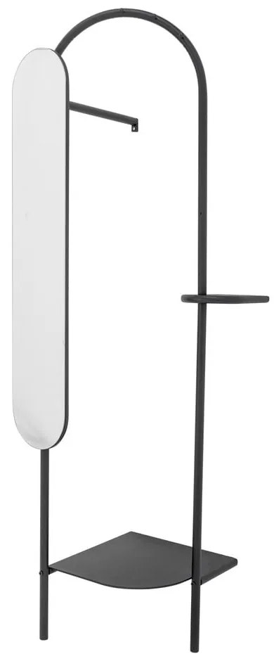 Čierny kovový stojan na oblečenie Belen – Bloomingville