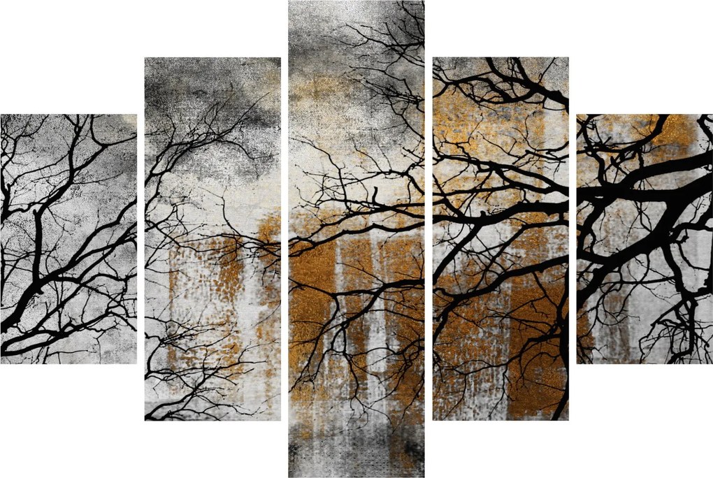 Obraz - Siluety stromov (150x105 cm)