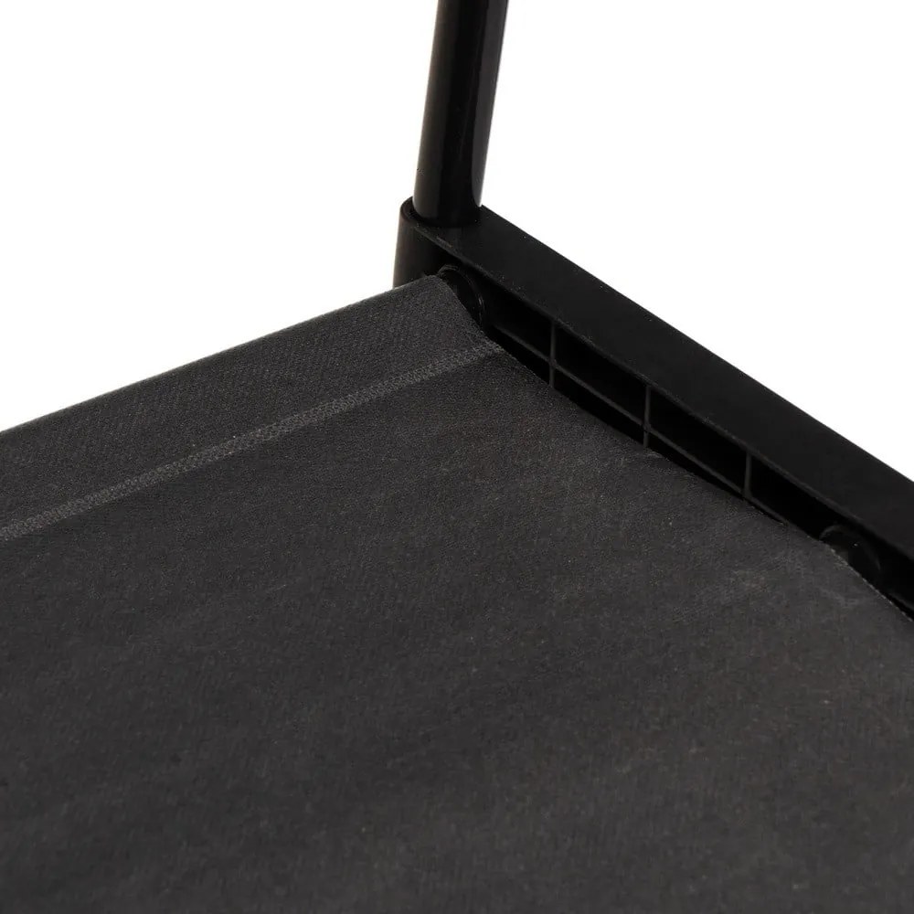 Čierny kovový pojazdný stojan na oblečenie 84x43x156 cm – Casa Selección