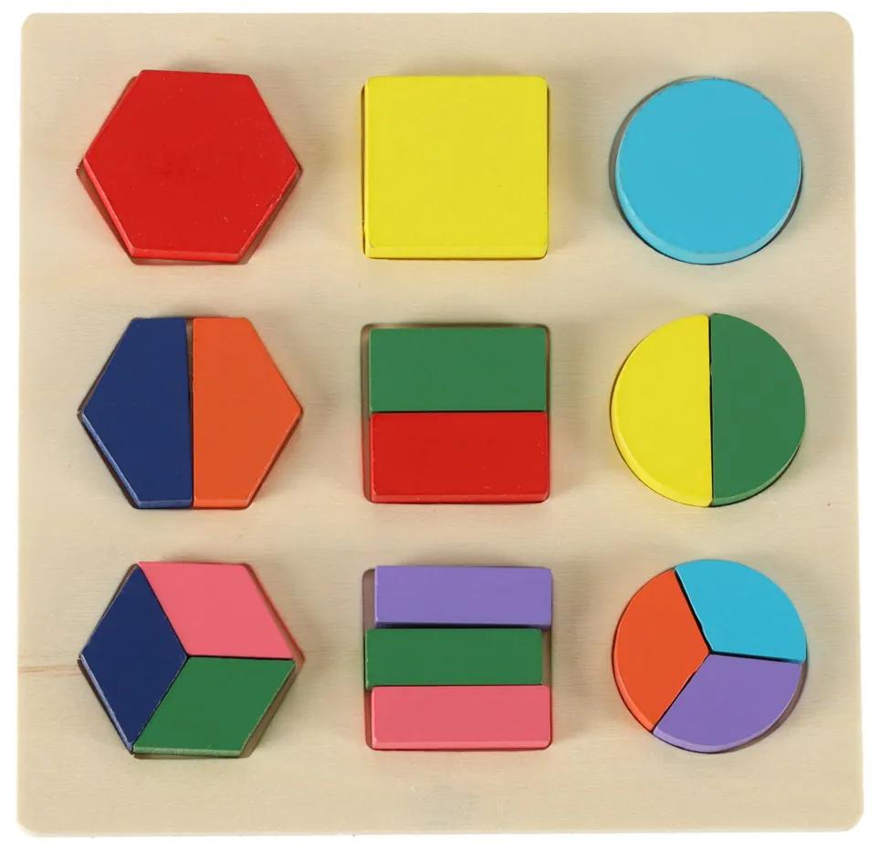 IKO Drevené puzzle – triedenie tvarov