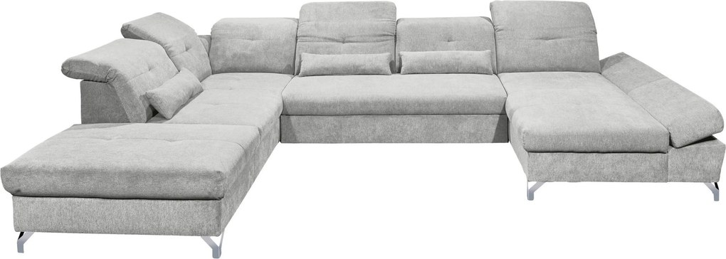 XXXLutz SEDACIA SÚPRAVA, textil, svetlosivá MID.YOU - Sedačky - 002220028606