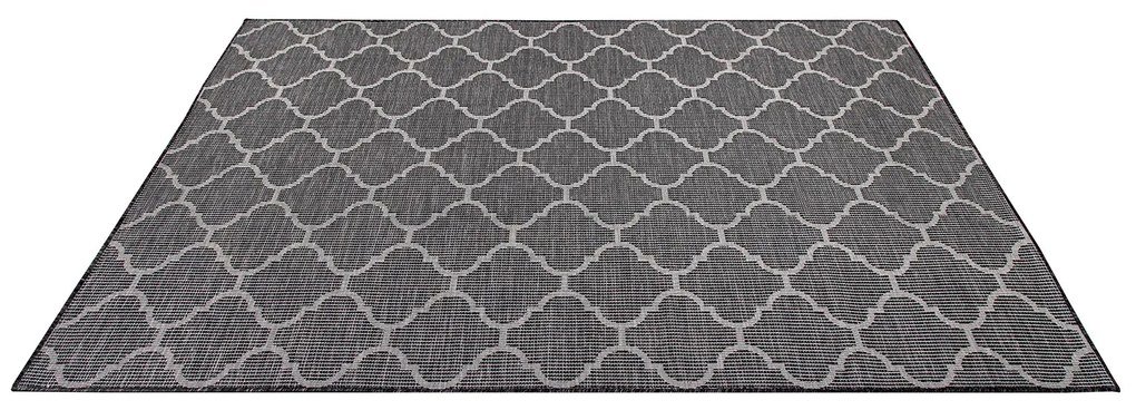 Dekorstudio Šnurkový koberec PALM 3069 - grafitový Rozmer koberca: 280x380cm