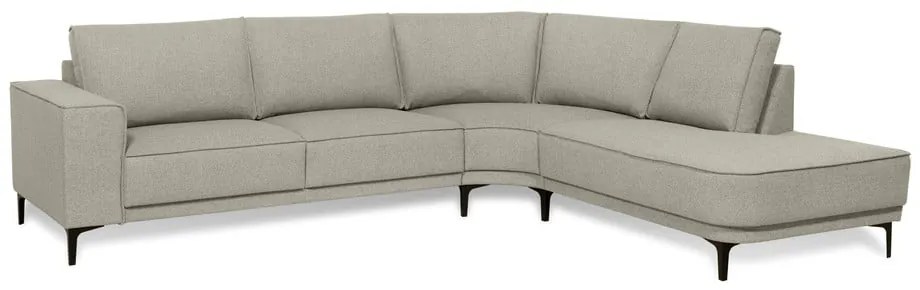 Svetlosivá rohová pohovka (pravý roh) Copenhagen – Scandic