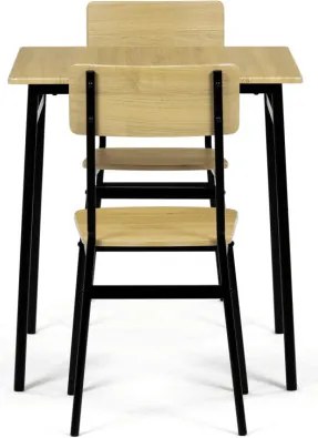 Jedálenský stôl s dvoma stoličkami AUT-O2121 OAK