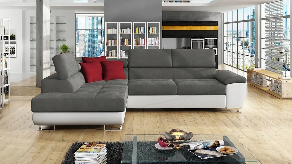 Rohová sedačka Alphard (L) (Soft 017/Uttario Velvet 2971/Kronos 02)