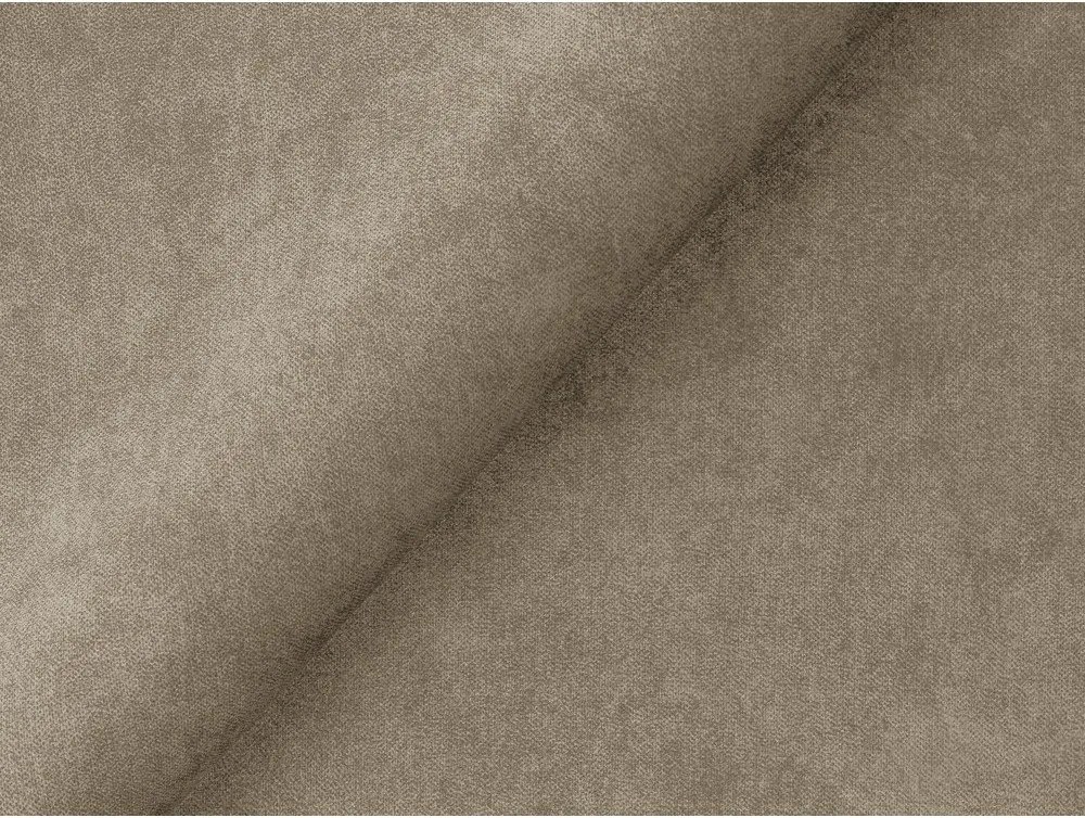 Hnedá zamatová rohová pohovka (pravý roh/s leňoškou) Aloha – Makamii