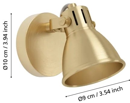 Eglo 900169 - LED Nástenné bodové svietidlo SERAS 1xGU10/3W/230V