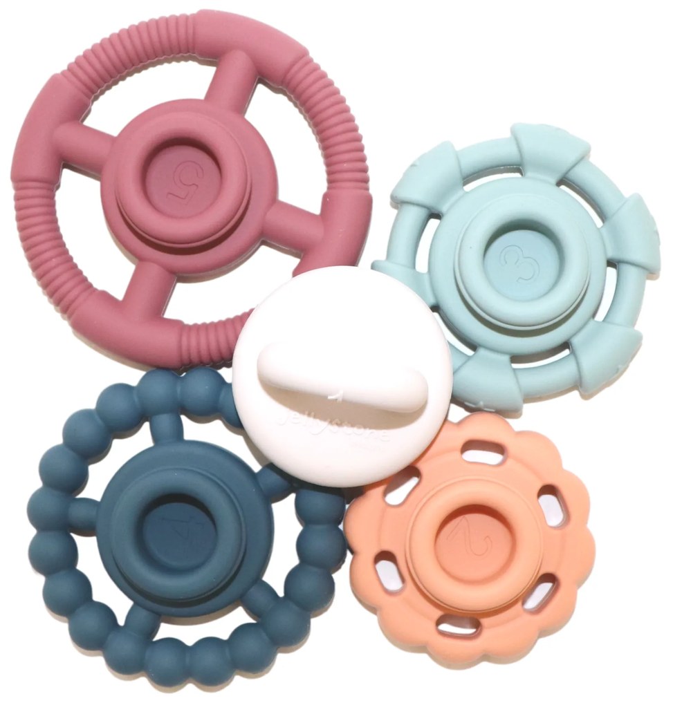 Skladacia pyramída s hryzadielkami, zemitá