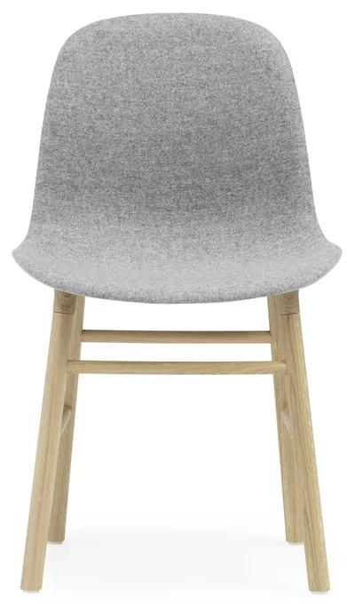 Stolička Form Chair Synergy – sivá/dub