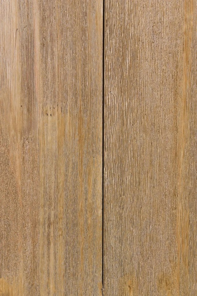 Kvetináč BLOCK, výška 33 cm, akácie, hnedý