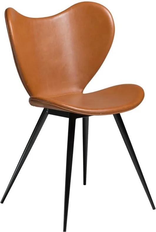Hnedá koženková stolička DAN-FORM Denmark Dreamer