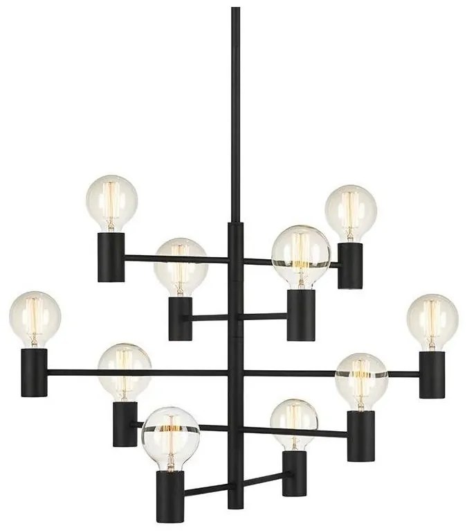 Markslöjd 107187 - Luster na tyči PARIS 10xE27/60W/230V