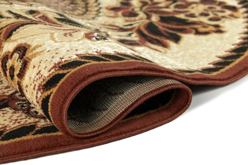 TA Koberec 7192B SVETLO BÉŽOVÁ ATLAS PP HNEDÁ OV Rozmer: 180x250 cm