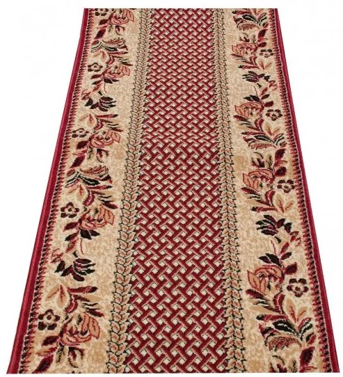 Behúň ATLAS PP 7192B tmavý béžový, červený