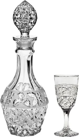 Crystal Bohemia Vinia set na víno (1+6)
