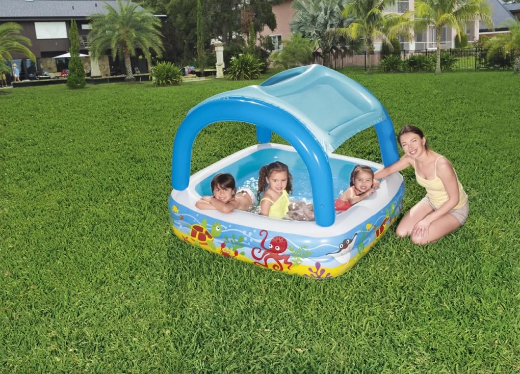 BESTWAY DETSKÝ NAFUKOVACÍ BAZÉN 147 x 147 x 122 cm - 52192