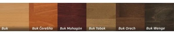 TEXPOL Manželská masívna posteľ SOFIA Veľkosť: 200 x 200 cm, Materiál: BUK morenie tabak