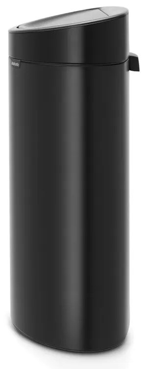 Matne čierny dotykový oceľový odpadkový kôš 40 l Touch Bin – Brabantia