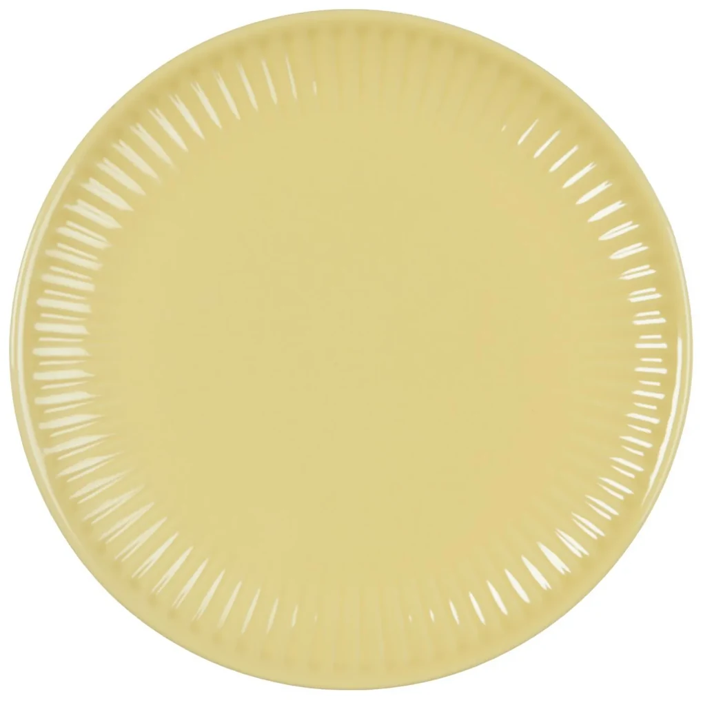 Žltý keramický tanier MYNTE LEMONADE 19,5 cm