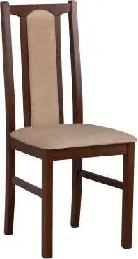 Jedálenská stolička Kolga, orech/béžová látka%