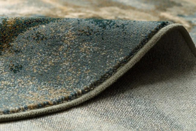 Koberec OMEGA ELIAN mramor, zelený kruh