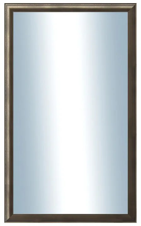 DANTIK - Zrkadlo v rámu, rozmer s rámom 60x100 cm z lišty Ferrosa grafit (3141)