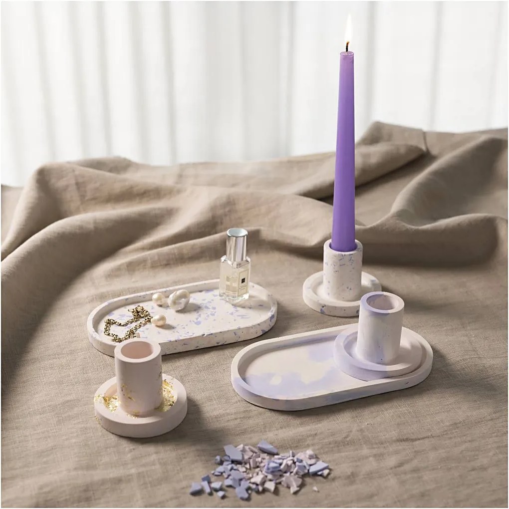 Kreatívna sada Starter Craft Kit Resin Casting Candle Holders