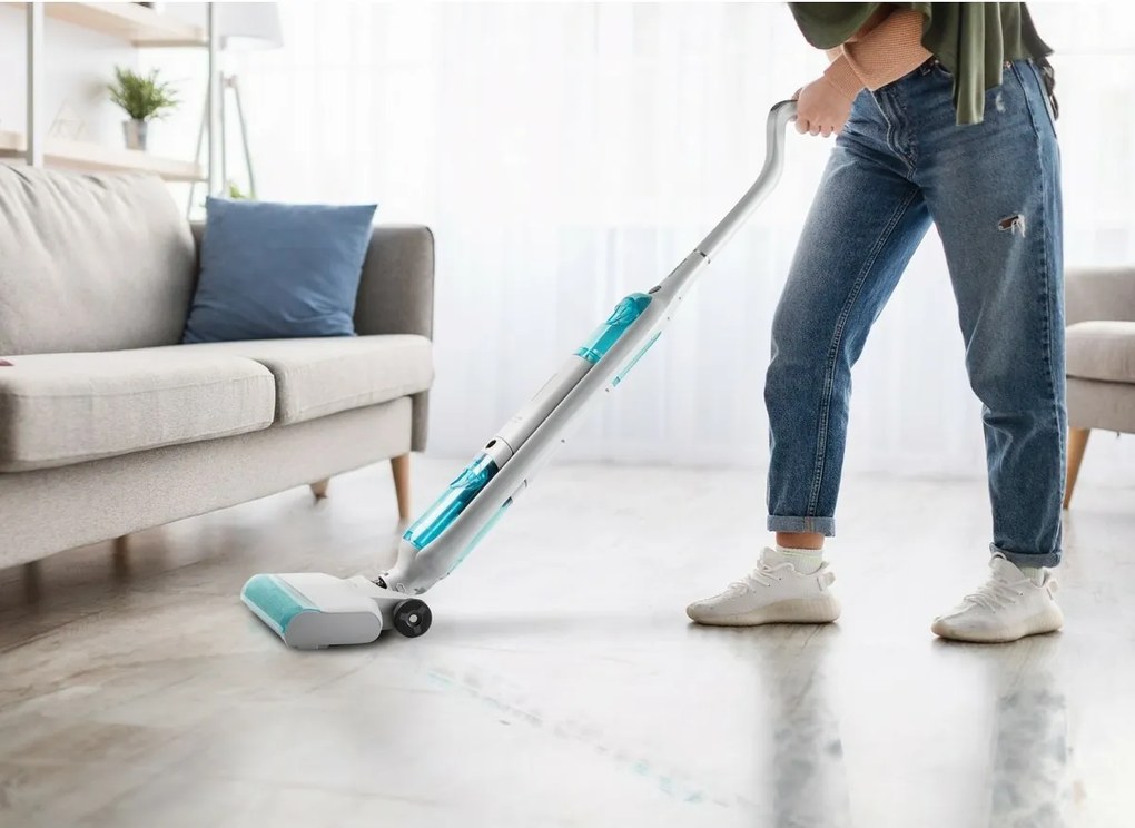 DOMO DO253SW podlahový čistič 2v1 s odsávaním