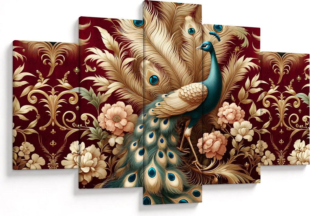 Obraz – Elegantný páv (150x105 cm)