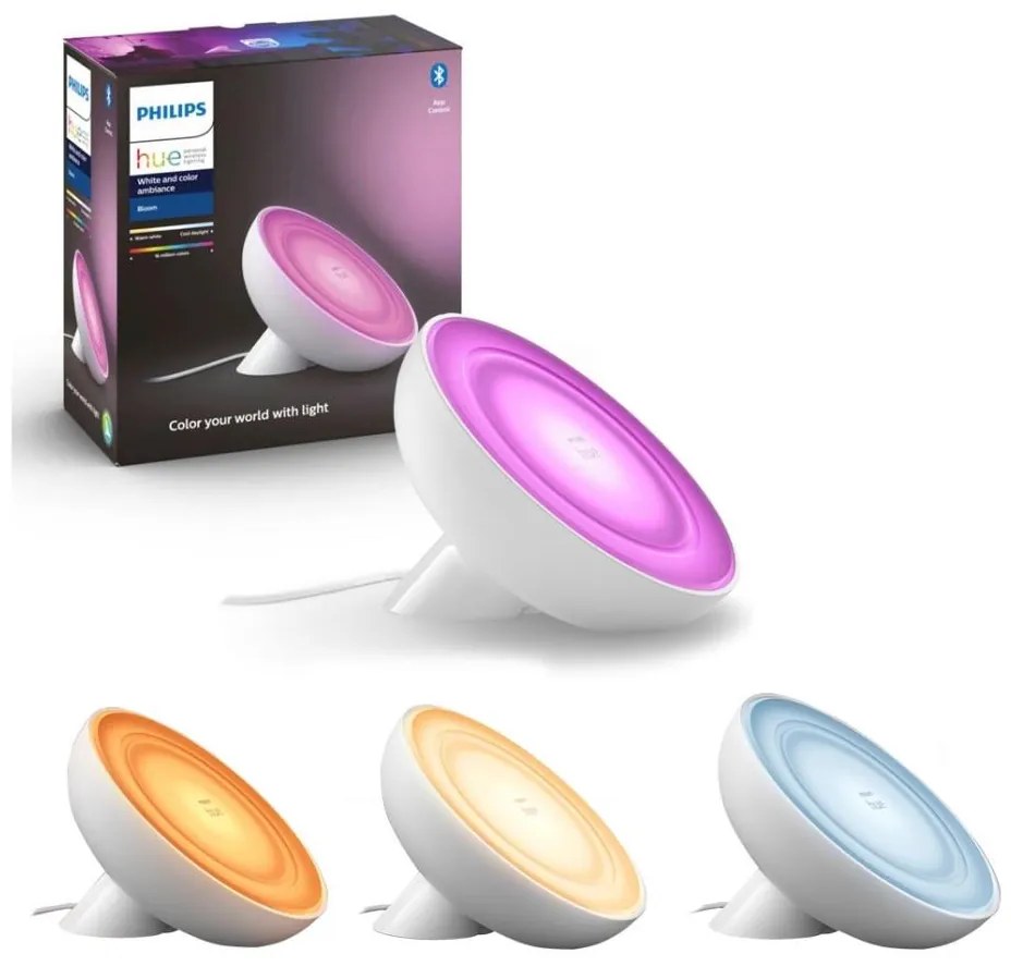 Philips - LED RGB Stmievateľná stolná lampa Hue BLOOM 1xLED/7,1W/230V P3718